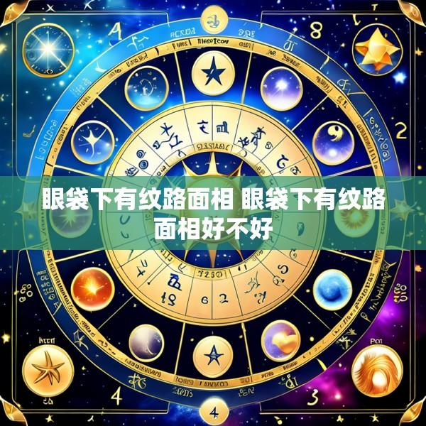 眼袋下有纹路面相 眼袋下有纹路面相好不好