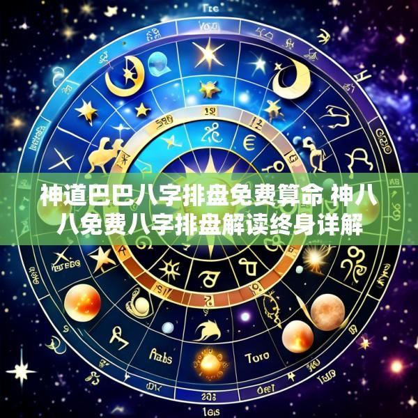 神道巴巴八字排盘免费算命 神八八免费八字排盘解读终身详解