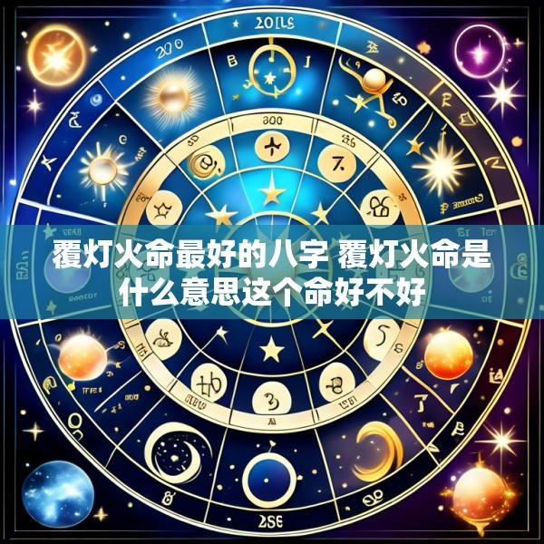 覆灯火命最好的八字 覆灯火命是什么意思这个命好不好