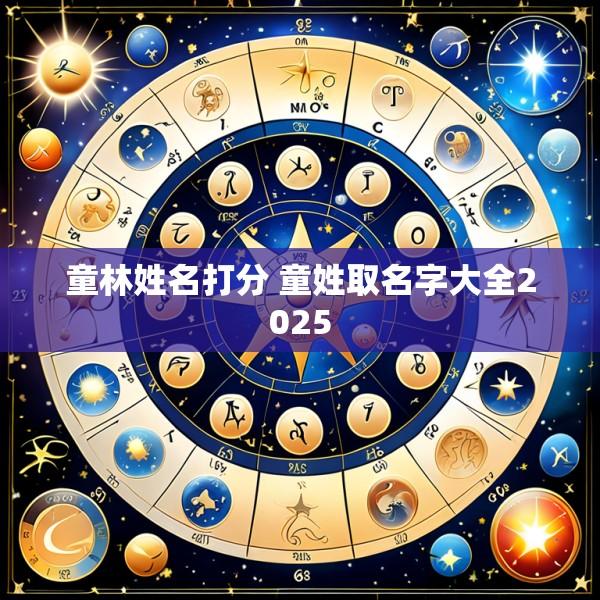 童林姓名打分 童姓取名字大全2025