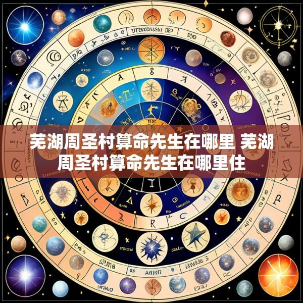 芜湖周圣村算命先生在哪里 芜湖周圣村算命先生在哪里住