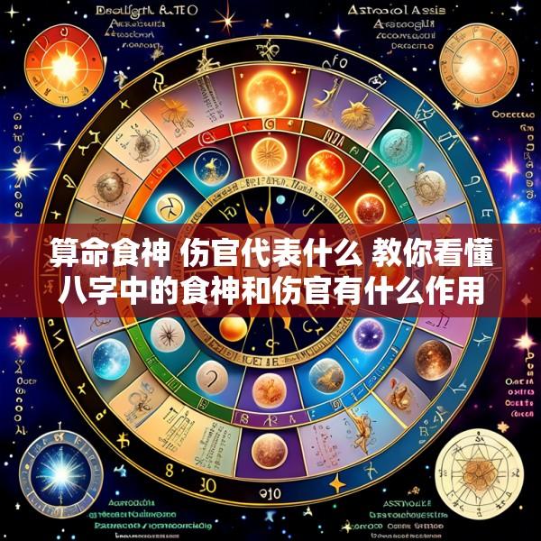 算命食神 伤官代表什么 教你看懂八字中的食神和伤官有什么作用