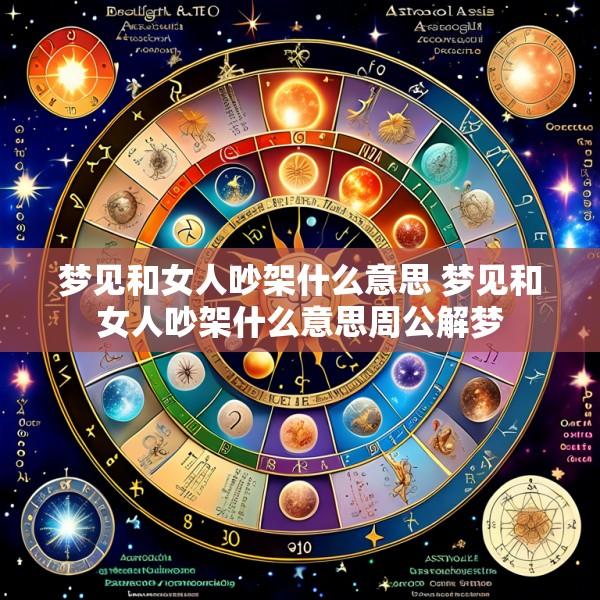梦见和女人吵架什么意思 梦见和女人吵架什么意思周公解梦