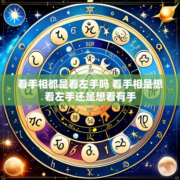 看手相都是看左手吗 看手相是想看左手还是想看有手