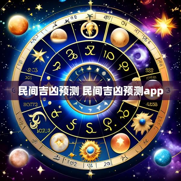民间吉凶预测 民间吉凶预测app