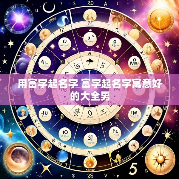 用富字起名字 富字起名字寓意好的大全男