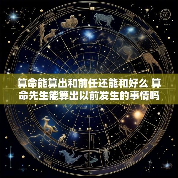 算命能算出和前任还能和好么 算命先生能算出以前发生的事情吗