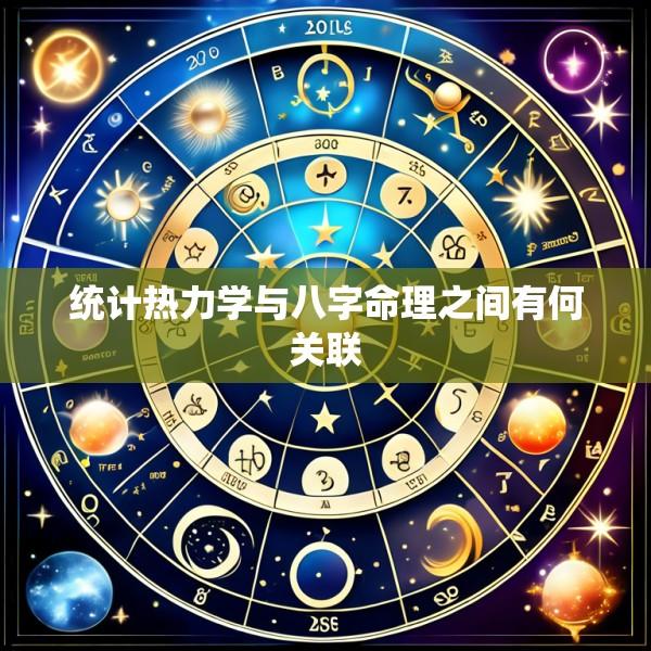 统计热力学与八字命理之间有何关联