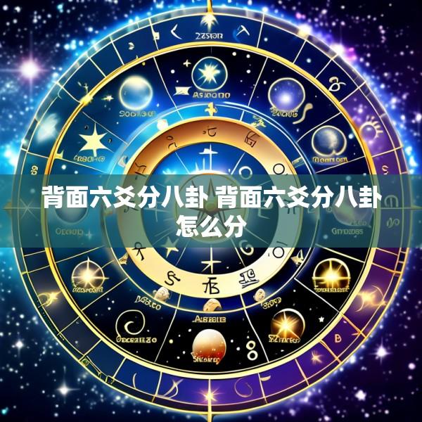 背面六爻分八卦 背面六爻分八卦怎么分