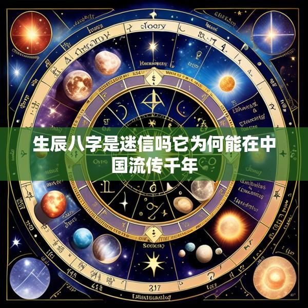 生辰八字是迷信吗它为何能在中国流传千年