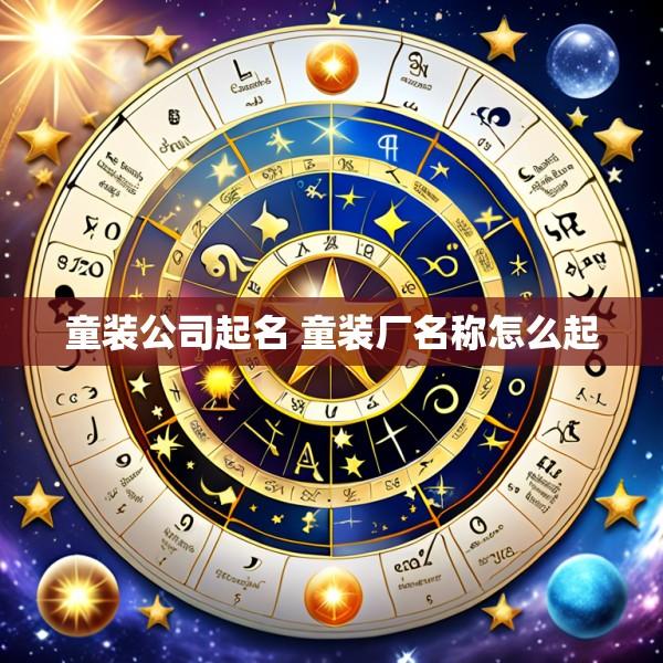 童装公司起名 童装厂名称怎么起