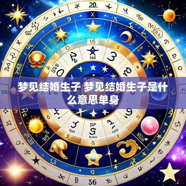 梦见结婚生子 梦见结婚生子是什么意思单身