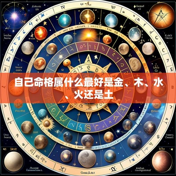 自己命格属什么最好是金、木、水、火还是土