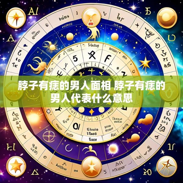 脖子有痣的男人面相 脖子有痣的男人代表什么意思