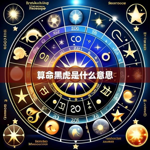 算命黑虎是什么意思