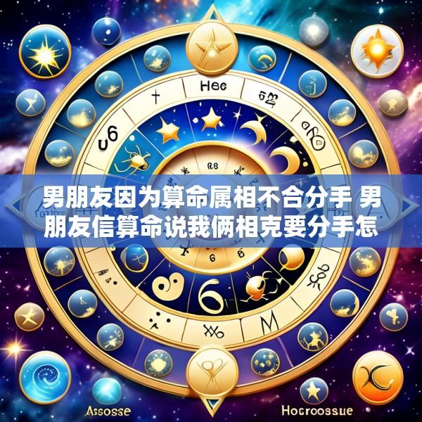 男朋友因为算命属相不合分手 男朋友信算命说我俩相克要分手怎么办