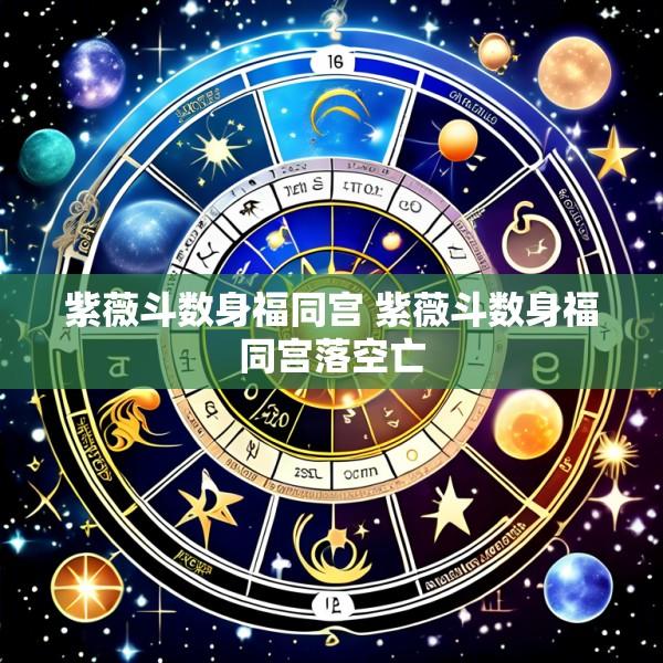 紫薇斗数身福同宫 紫薇斗数身福同宫落空亡
