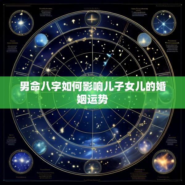 男命八字如何影响儿子女儿的婚姻运势