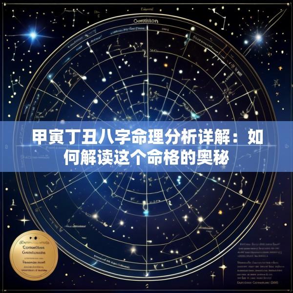 甲寅丁丑八字命理分析详解：如何解读这个命格的奥秘