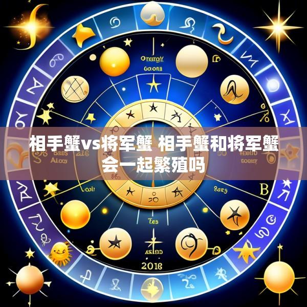 相手蟹vs将军蟹 相手蟹和将军蟹会一起繁殖吗