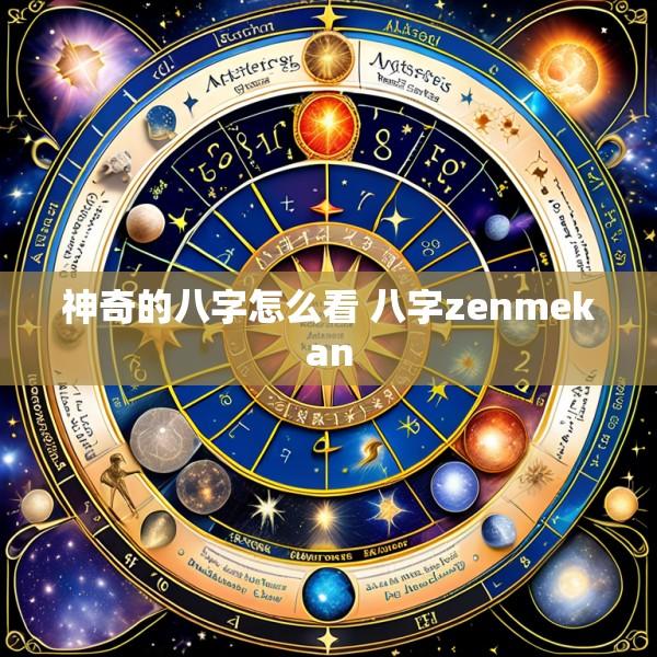 神奇的八字怎么看 八字zenmekan