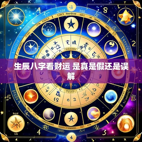 生辰八字看财运 是真是假还是误解