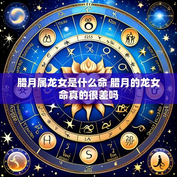 腊月属龙女是什么命 腊月的龙女命真的很差吗