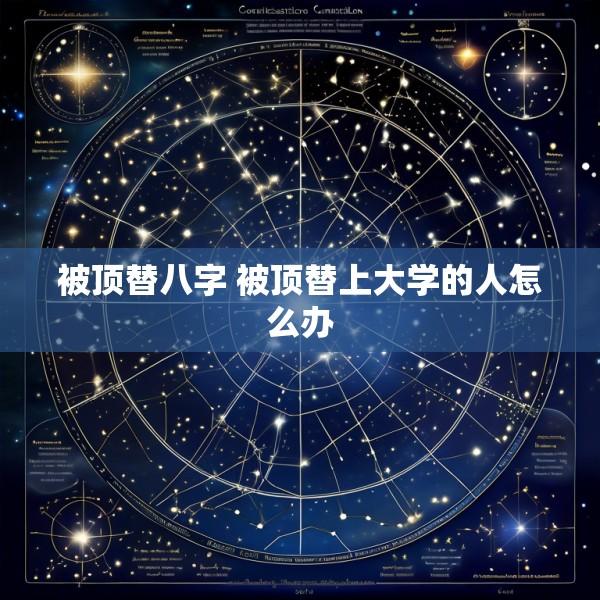 被顶替八字 被顶替上大学的人怎么办