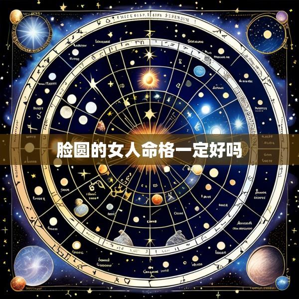 脸圆的女人命格一定好吗