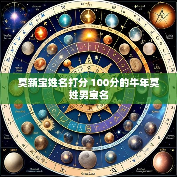 莫新宝姓名打分 100分的牛年莫姓男宝名
