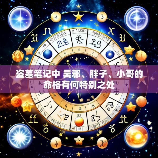 盗墓笔记中 吴邪、胖子、小哥的命格有何特别之处