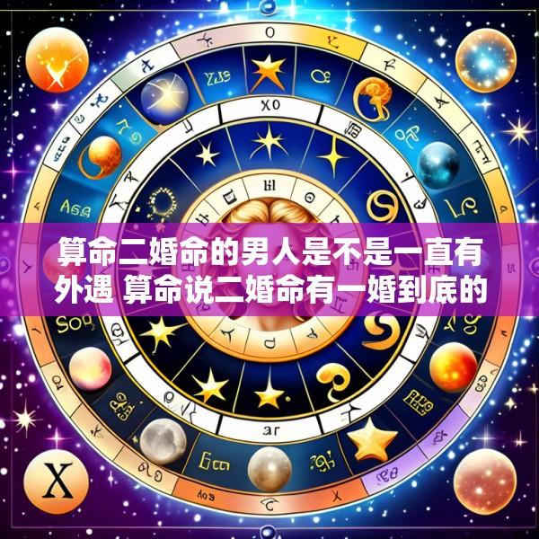 算命二婚命的男人是不是一直有外遇 算命说二婚命有一婚到底的吗