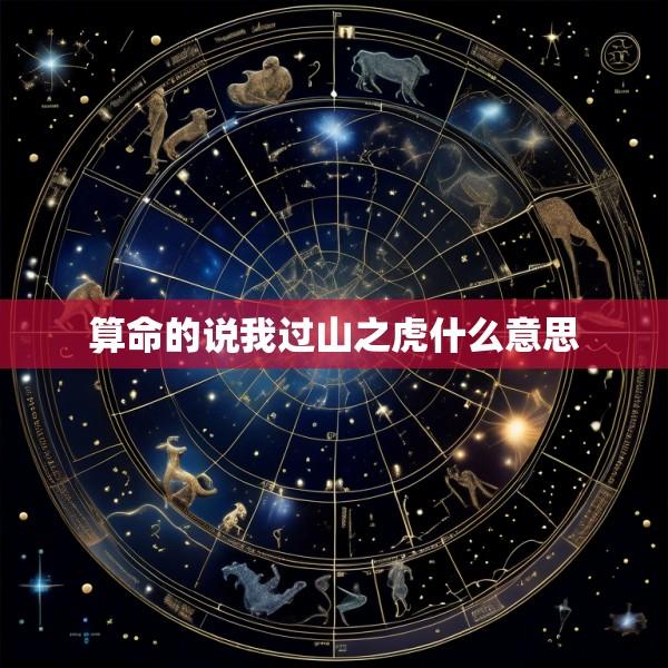 算命的说我过山之虎什么意思