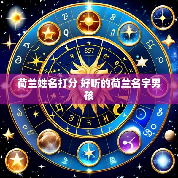 荷兰姓名打分 好听的荷兰名字男孩