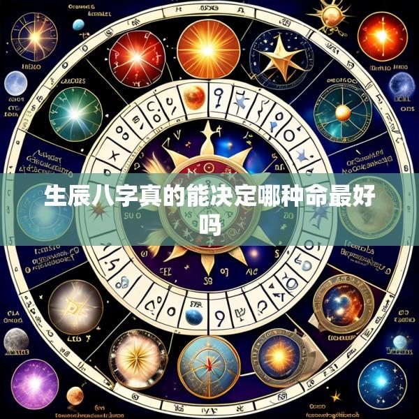 生辰八字真的能决定哪种命最好吗