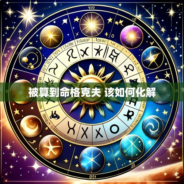 被算到命格克夫 该如何化解