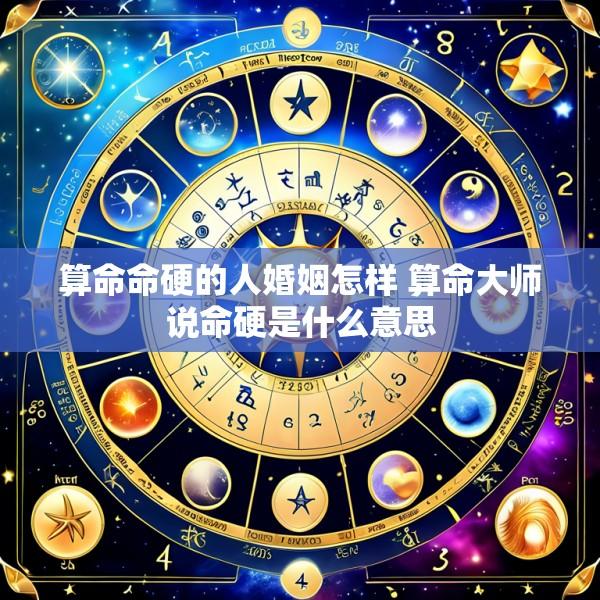 算命命硬的人婚姻怎样 算命大师说命硬是什么意思