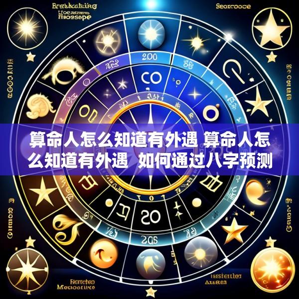 算命人怎么知道有外遇 算命人怎么知道有外遇  如何通过八字预测婚内出轨