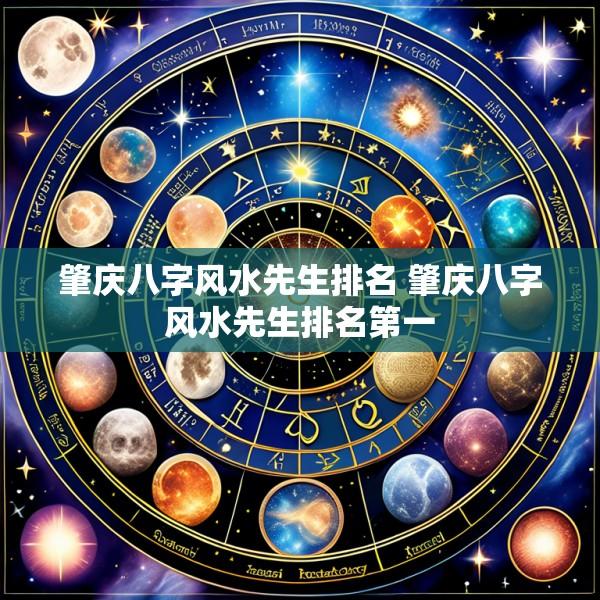 肇庆八字风水先生排名 肇庆八字风水先生排名第一