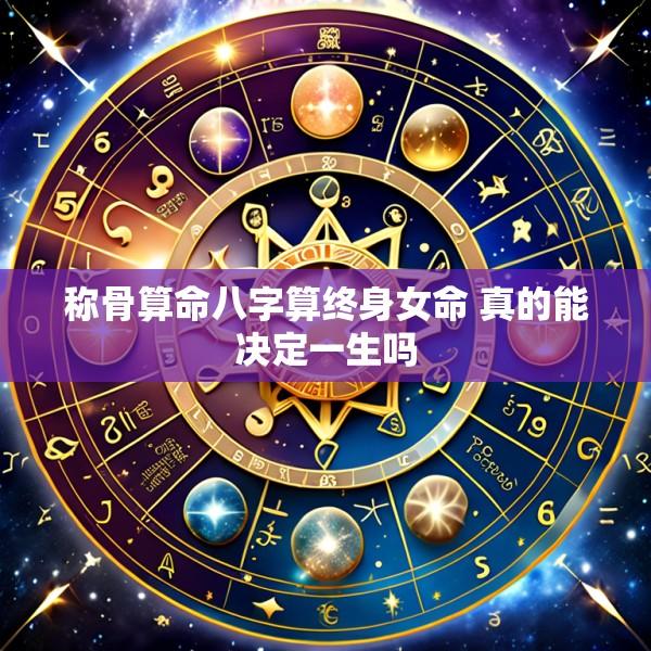 称骨算命八字算终身女命 真的能决定一生吗