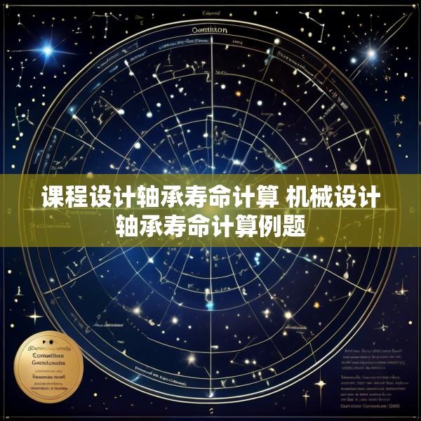 课程设计轴承寿命计算 机械设计轴承寿命计算例题