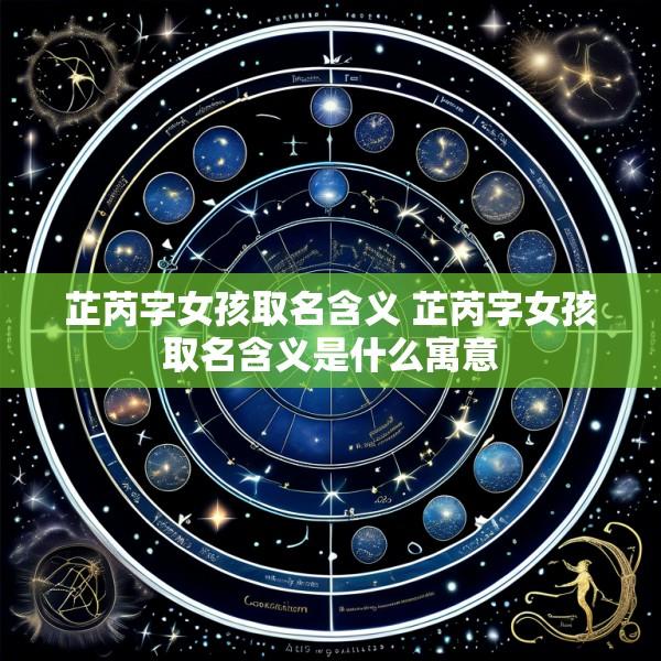 芷芮字女孩取名含义 芷芮字女孩取名含义是什么寓意