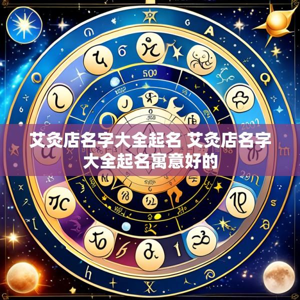 艾灸店名字大全起名 艾灸店名字大全起名寓意好的