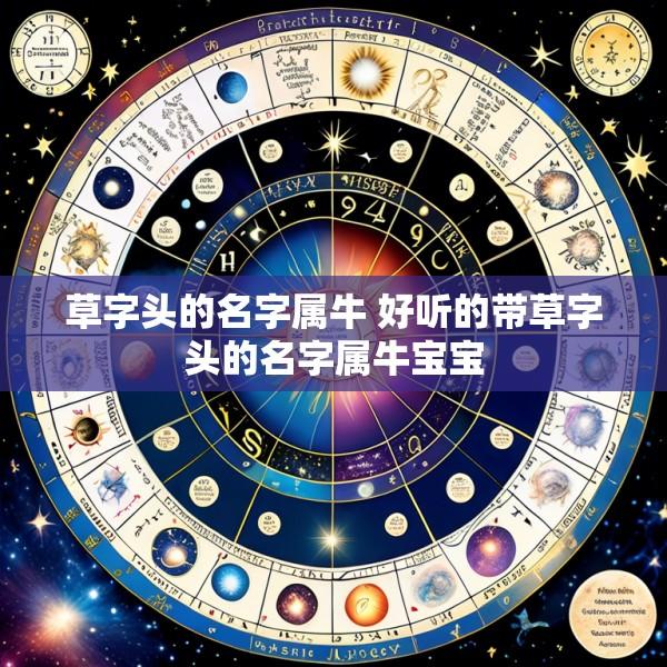 草字头的名字属牛 好听的带草字头的名字属牛宝宝