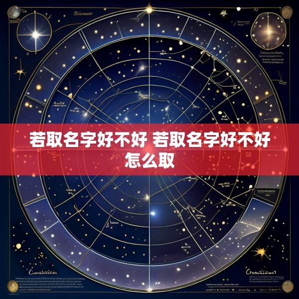 若取名字好不好 若取名字好不好怎么取