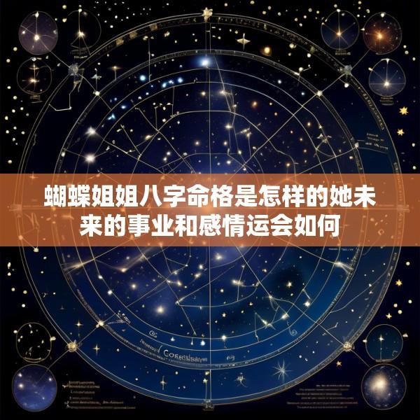 蝴蝶姐姐八字命格是怎样的她未来的事业和感情运会如何