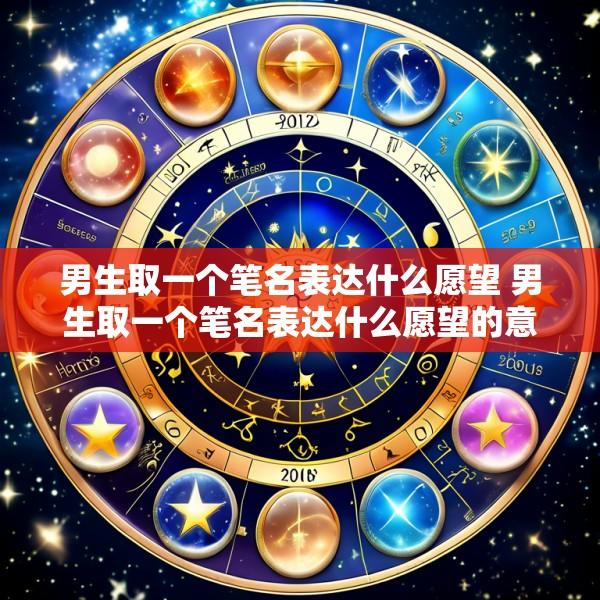 男生取一个笔名表达什么愿望 男生取一个笔名表达什么愿望的意思
