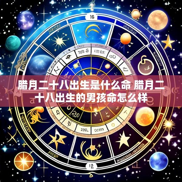 腊月二十八出生是什么命 腊月二十八出生的男孩命怎么样