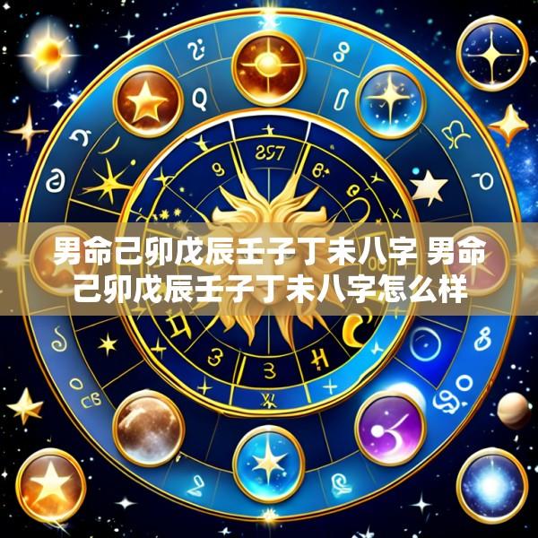 男命己卯戊辰壬子丁未八字 男命己卯戊辰壬子丁未八字怎么样