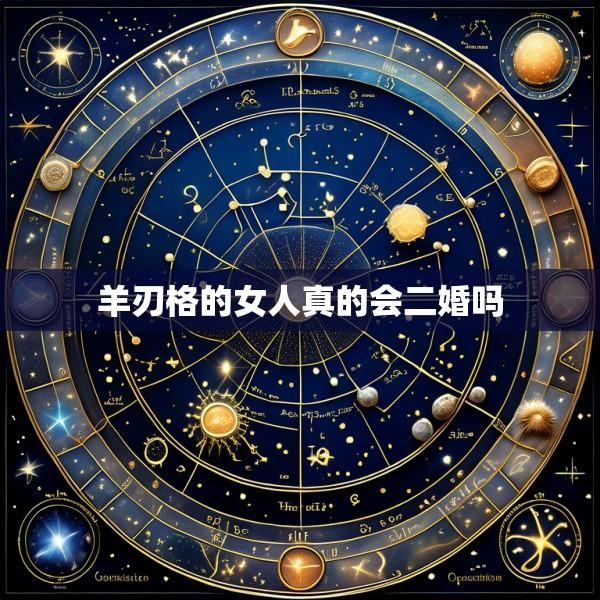 羊刃格的女人真的会二婚吗